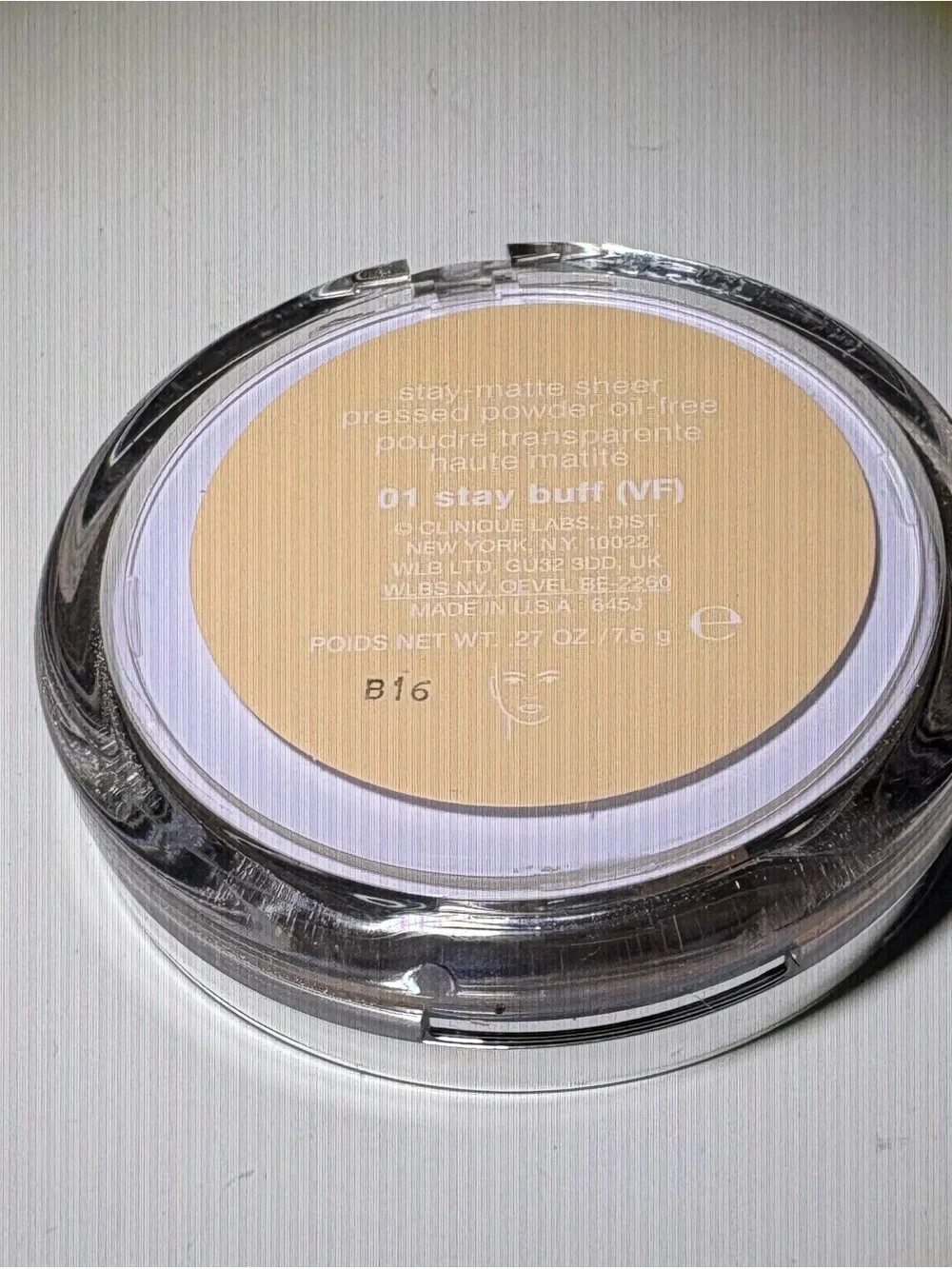 Clinique Black Compact Powder Case